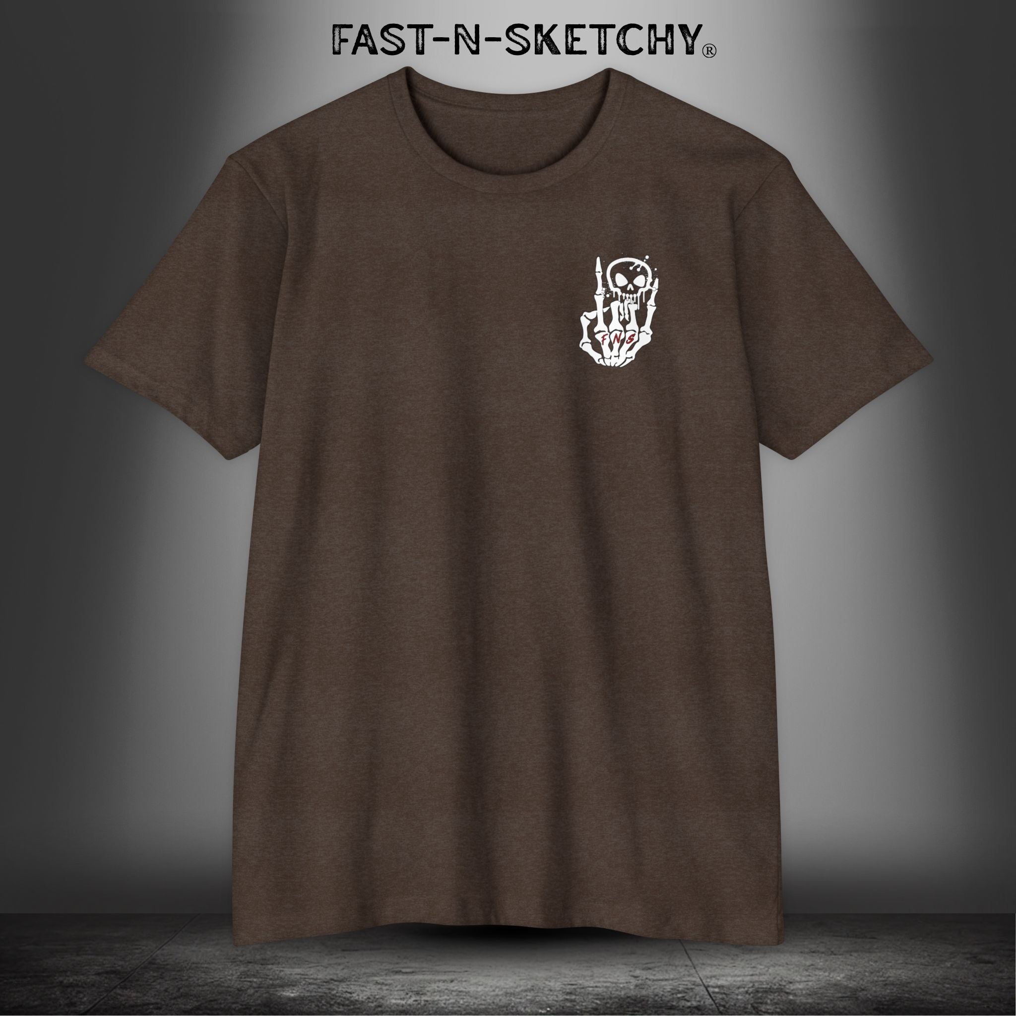 Fast-N-Sketchy Logo Premium Fitted Tee