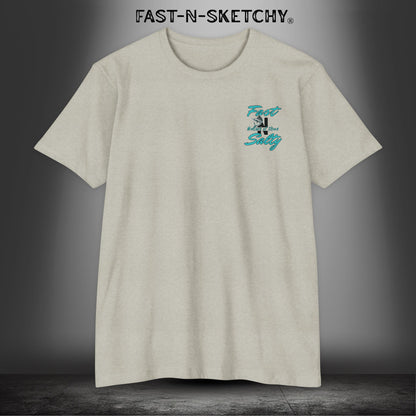 WE GREW HERE, YOU FLEW HERE, GO AWAY: T-Shirt Next Level 6210