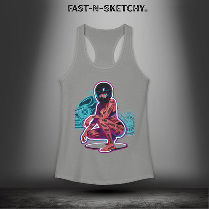 I am Enough: FAST-N-SEXY - Racerback Tank Top