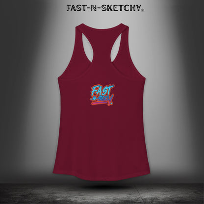 I am Enough: FAST-N-SEXY - Racerback Tank Top