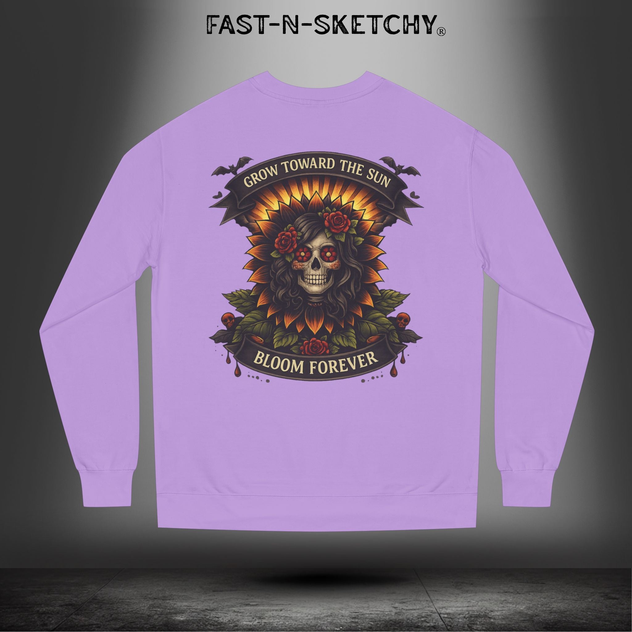 Grow Towards the Sun, Bloom Forever: Crewneck Sweatshirt