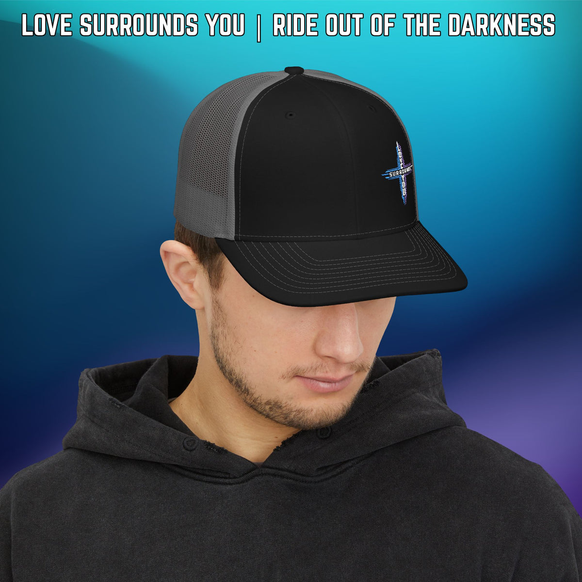 Cross 'Love Surrounds You' Suicide Awareness Snapback - LSY