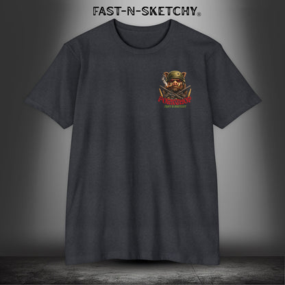 Porkchop, Thick Cut Thin Patience: Military Edition Premium Fitted Tee