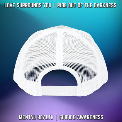 Ride Out of the Darkness 2026 Snapback Richardson 112 Trucker Cap: Suicide Awareness - LSY