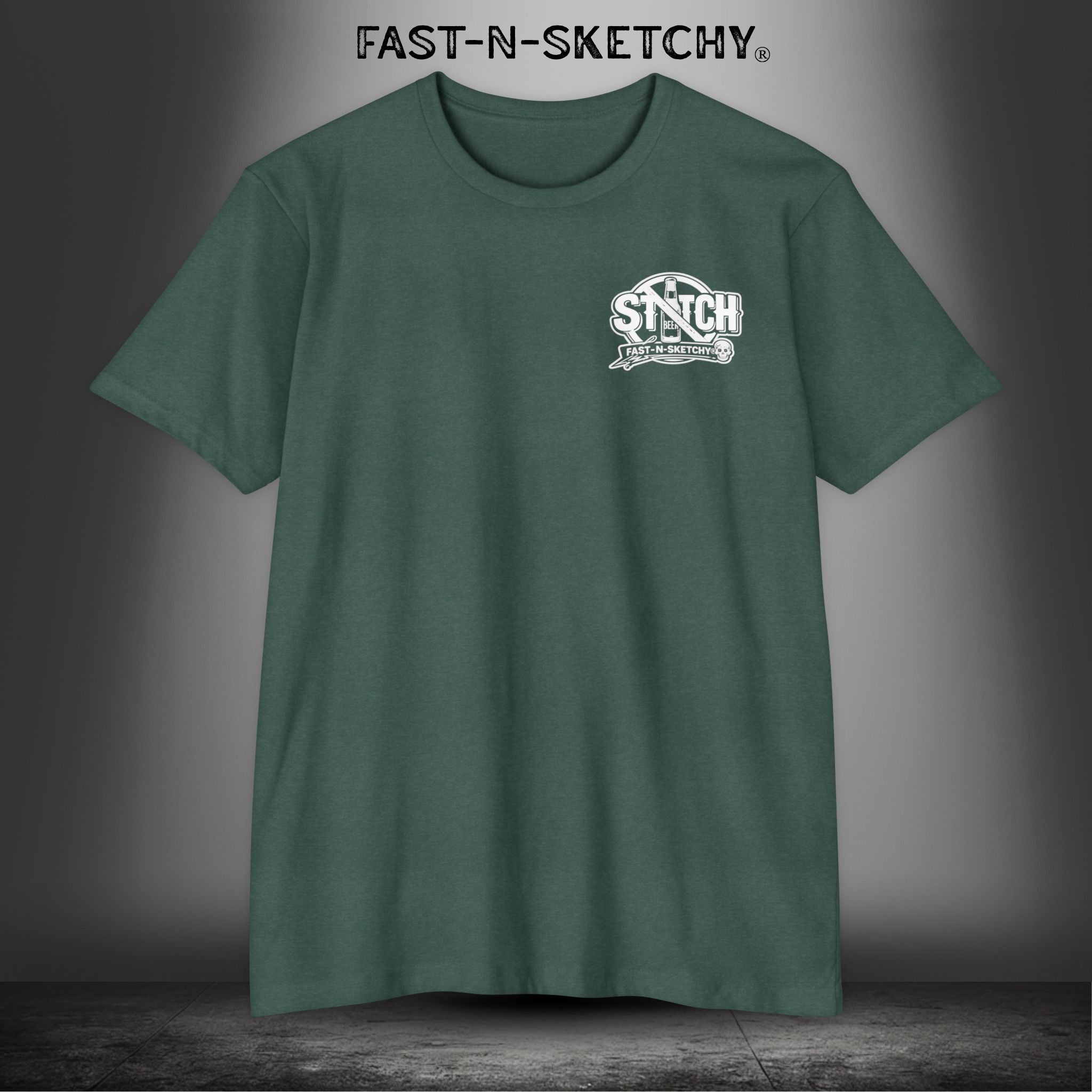 Stitch Your Life Back Together. Ride Hard. Ride Sober. - Biker Edition Premium Fitted Tee