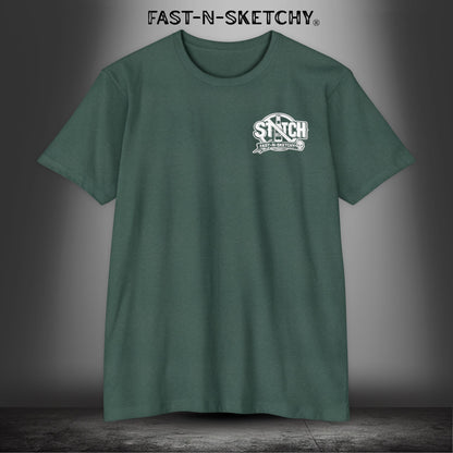 Stitch Your Life Back Together. Ride Hard. Ride Sober. - Biker Edition Premium Fitted Tee