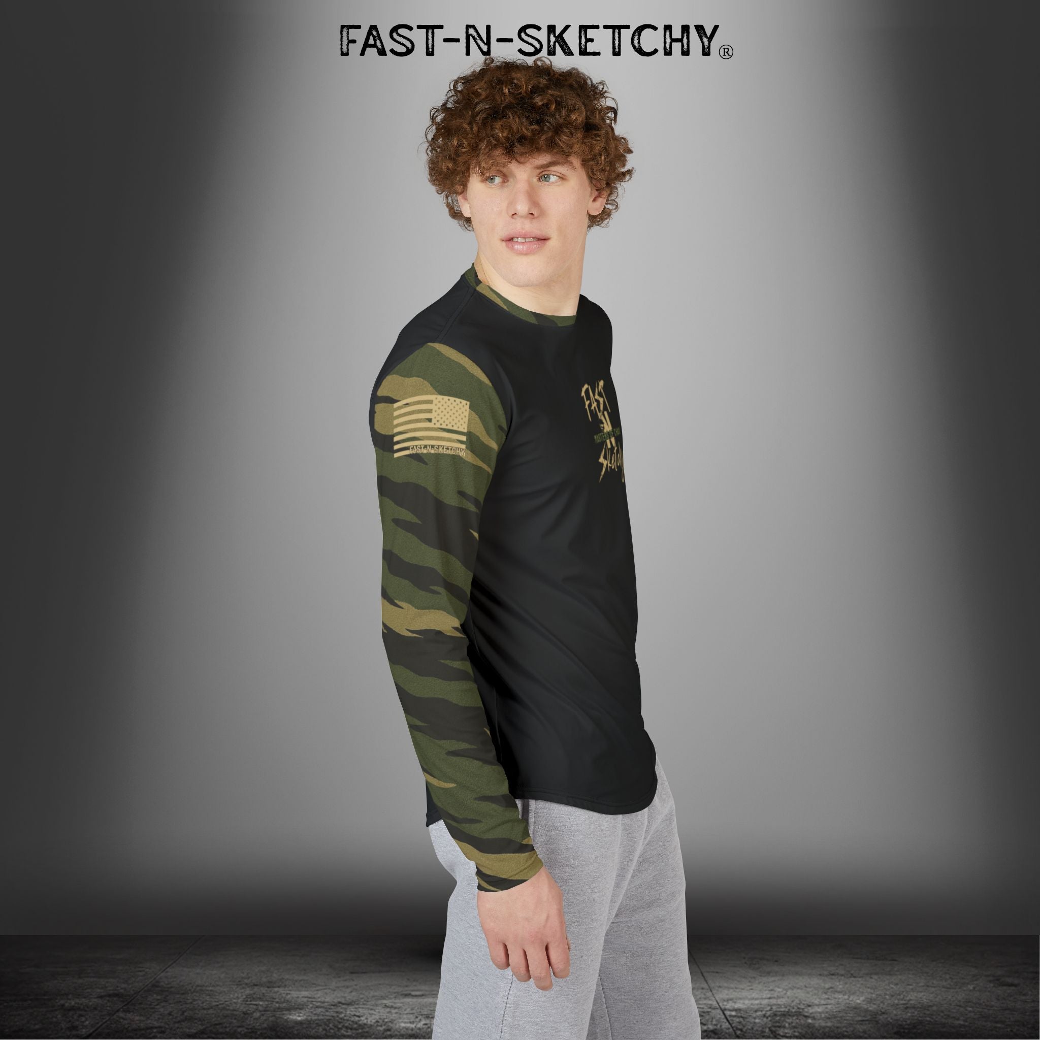 Paratrooper, Not a Dirty Leg: Military Edition - UV Riding/Outdoor Long-Sleeve Tee