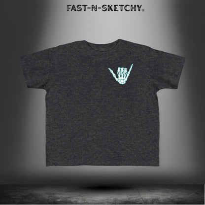 FAST-N-SALTY™ Salty & Sketchy – Toddler Tee | Saltwater in the Veins. Mischief in the Soul.