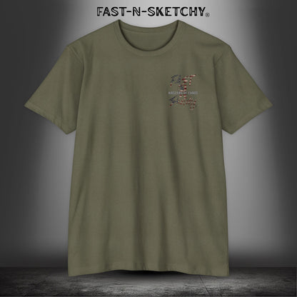 Forged in Darkness Military Edition — "Guided by the Light" Patriotic Tee