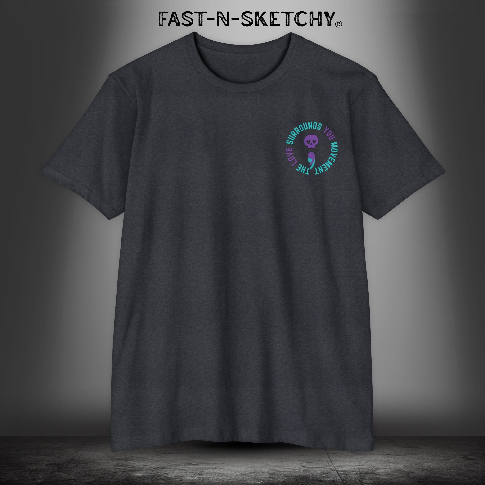Stay Suicide Prevention Flag T-Shirt | Love Surrounds You | Ride Out of the Darkness | Mental Health Awareness - LSY