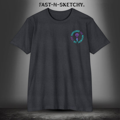 Stay Suicide Prevention Flag T-Shirt | Love Surrounds You | Ride Out of the Darkness | Mental Health Awareness - LSY