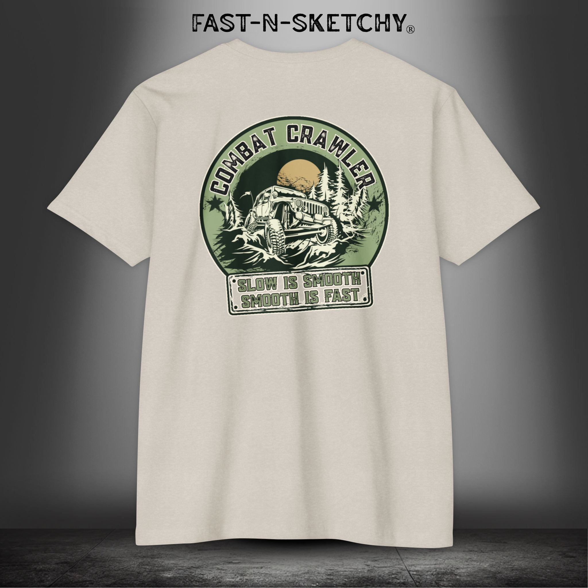 Combat Crawler - Slow is Smooth, Smooth is Fast (Jeep Edition) - T-Shirt