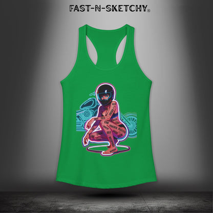 I am Enough: FAST-N-SEXY - Racerback Tank Top
