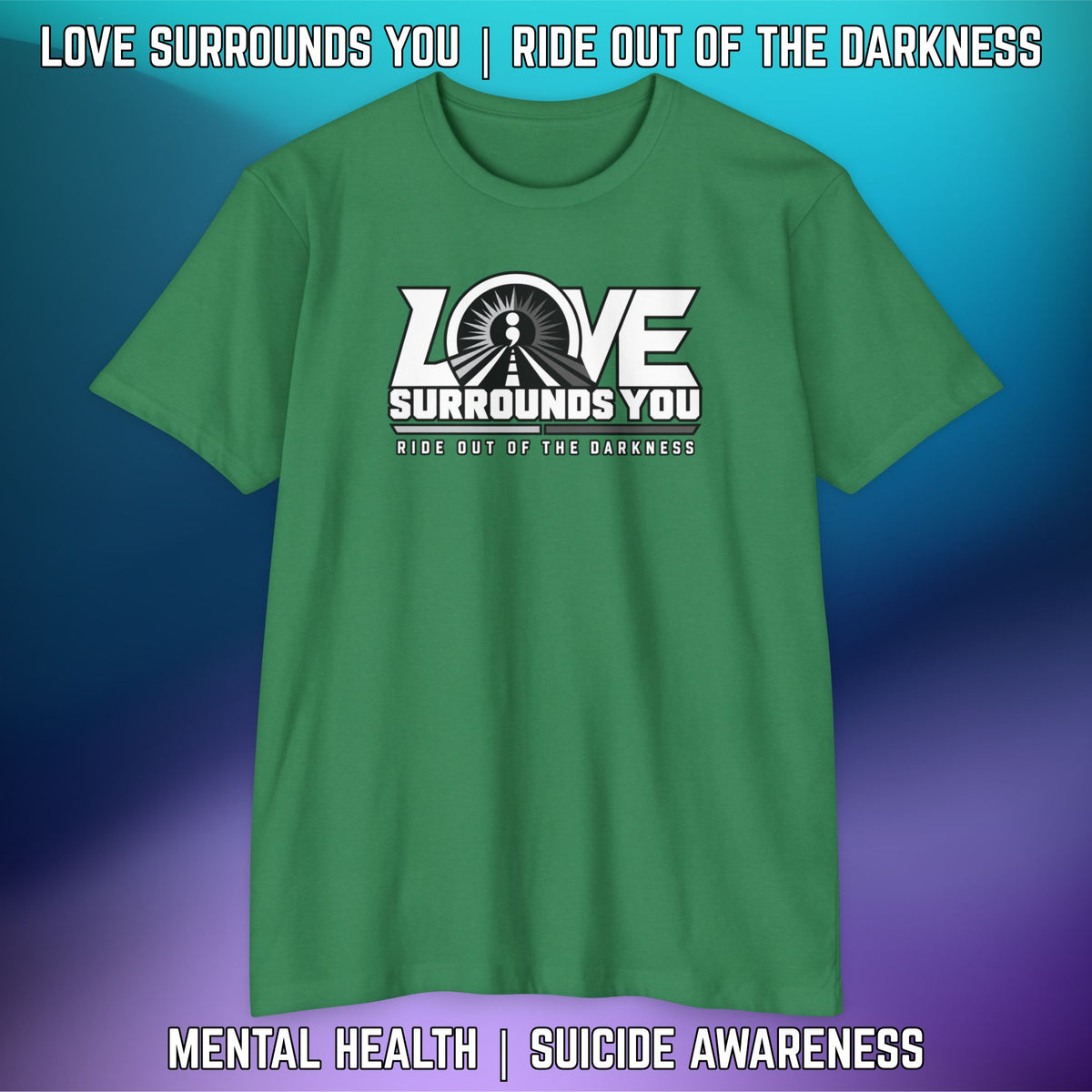 If You’re Looking For A Sign.... QR Code Love Surrounds You Suicide Awareness Tee - LSY