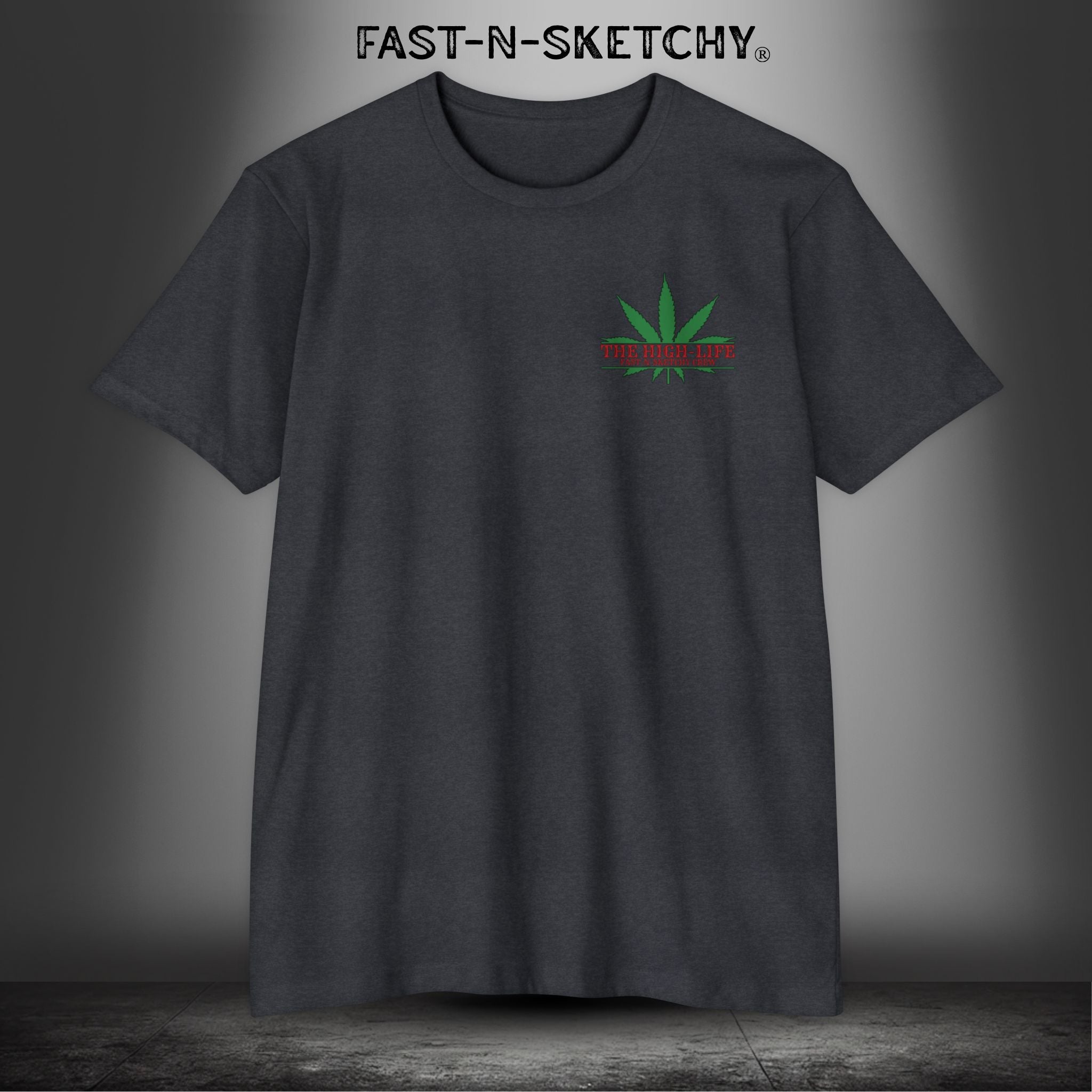 The Highlife: Roll Fatties & Bang Baddies: Biker Edition Premium Fitted Tee