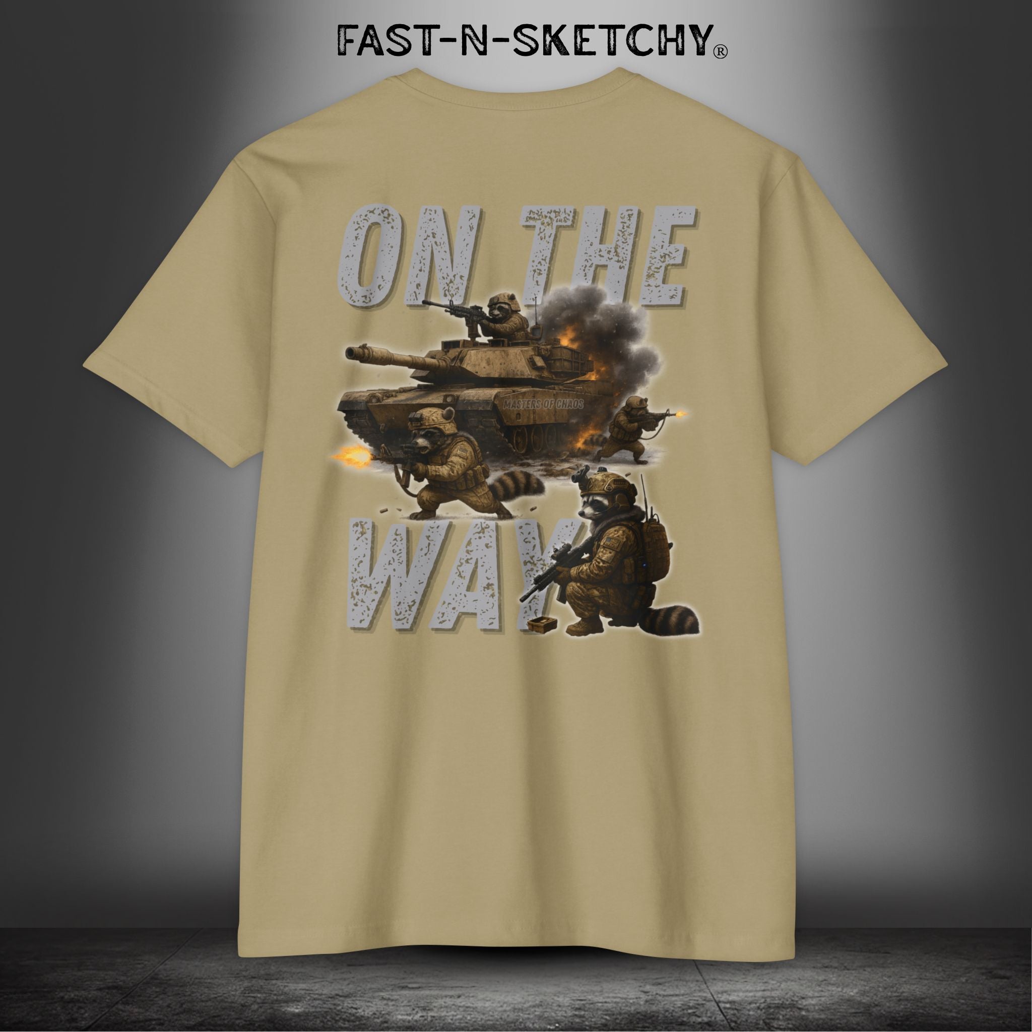 On the Way, The Rizzo: FAST-N-SKETCHY - T-Shirt next Level 6210