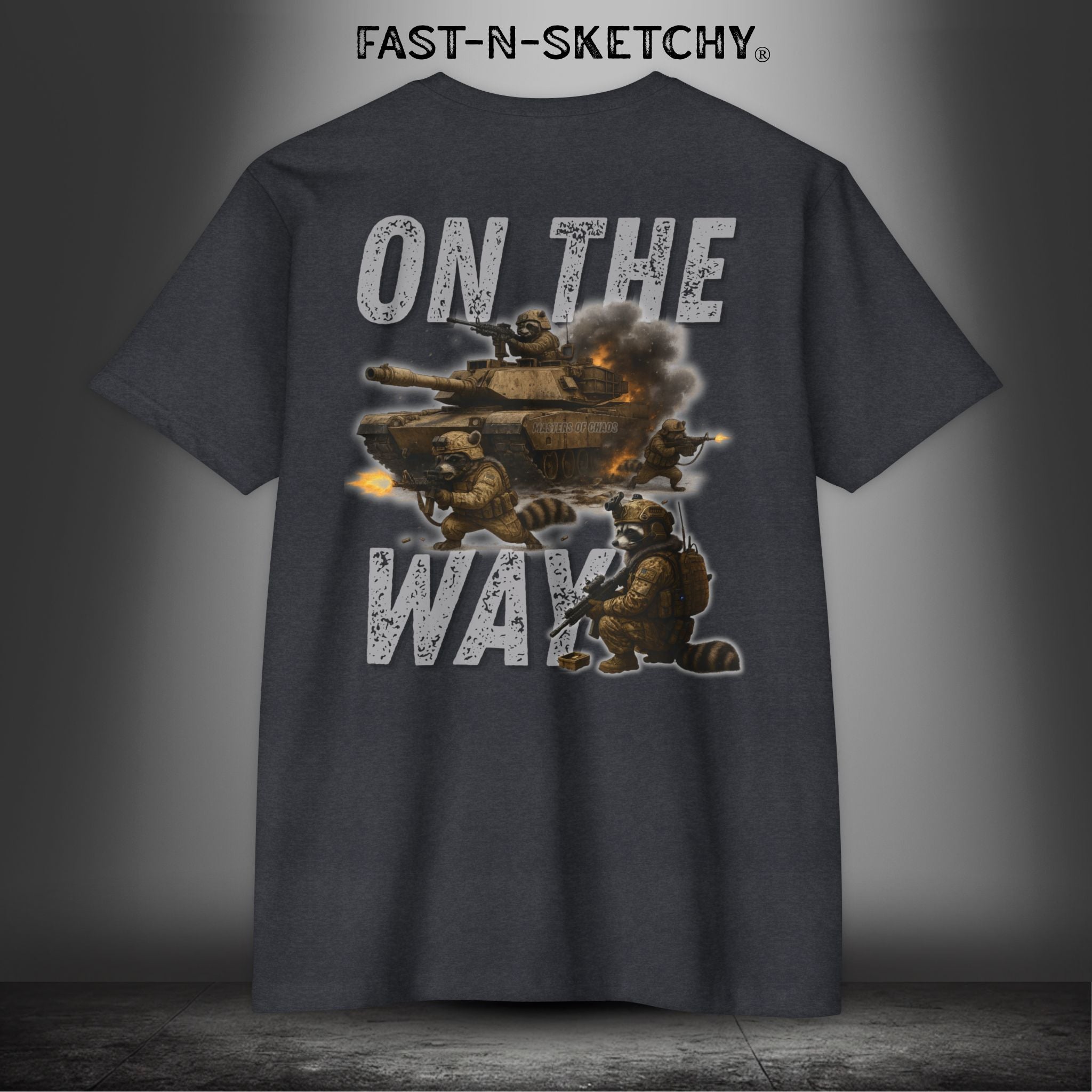 On the Way, The Rizzo: FAST-N-SKETCHY - T-Shirt next Level 6210