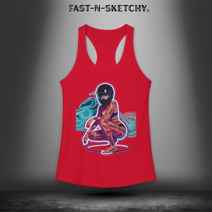 I am Enough: FAST-N-SEXY - Racerback Tank Top