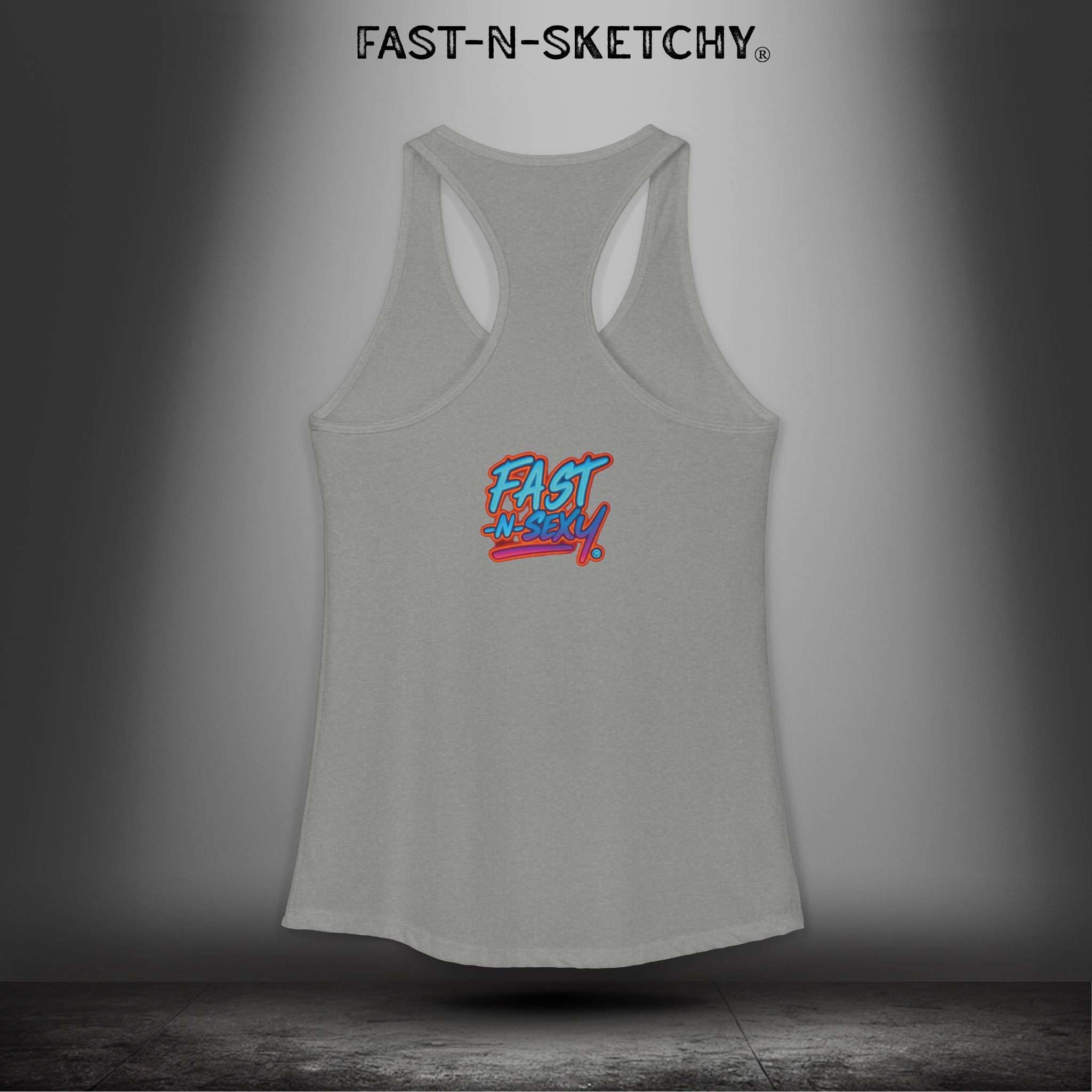 I am Enough: FAST-N-SEXY - Racerback Tank Top