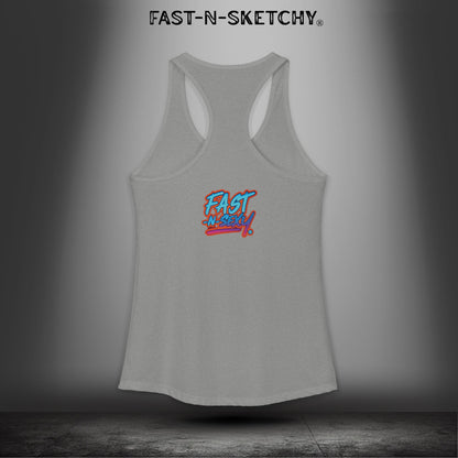 I am Enough: FAST-N-SEXY - Racerback Tank Top