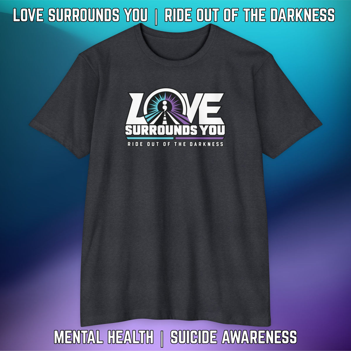 If You’re Looking For A Sign.... QR Code Love Surrounds You Suicide Awareness Tee - LSY