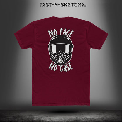 No Face, No Case: Biker Edition Relaxed Classic Tee (S-5XL)