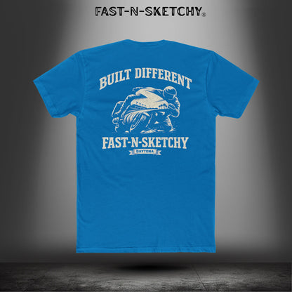 Built Different: Daytona Bike Week Bagger Racing Biker Edition Relaxed Classic Tee