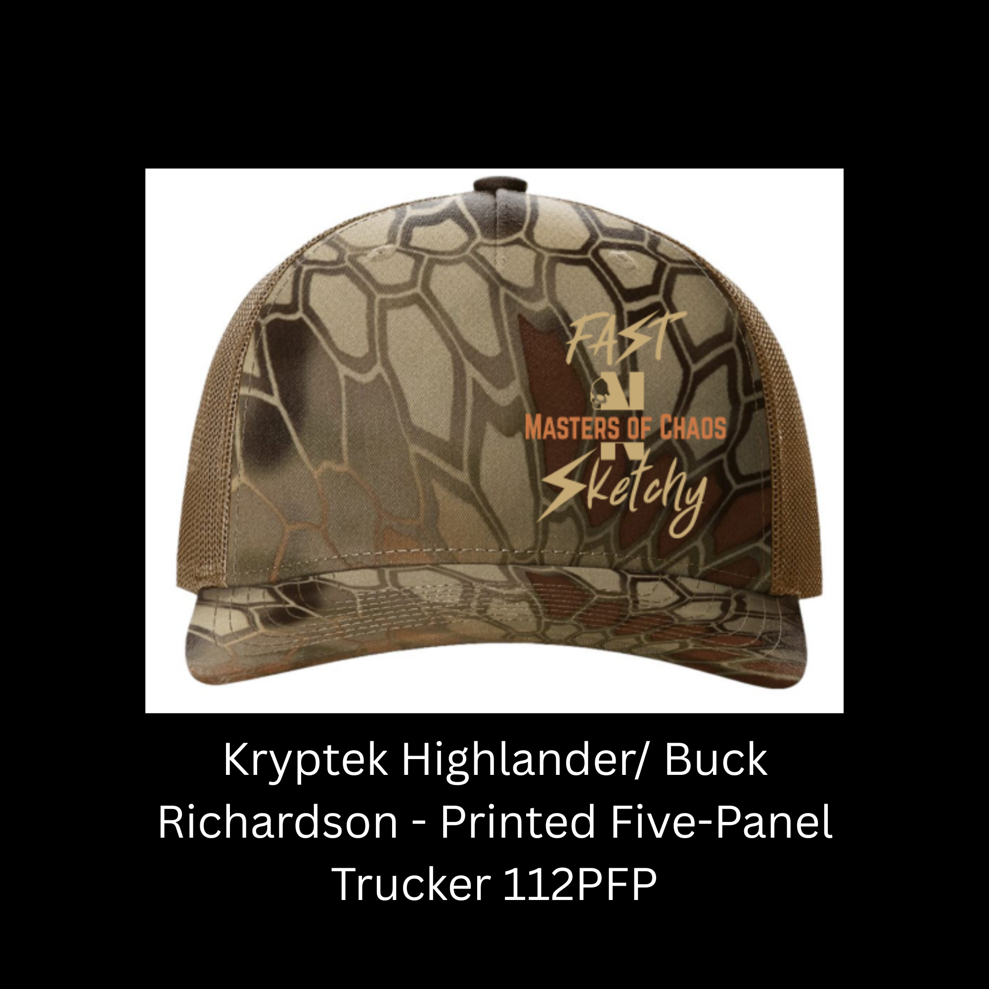 FAST-N-SKETCHY® Daytona Embroidered Hat Collection. Pre-Order