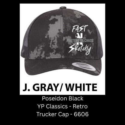 FAST-N-SKETCHY® Daytona Embroidered Hat Collection. Pre-Order