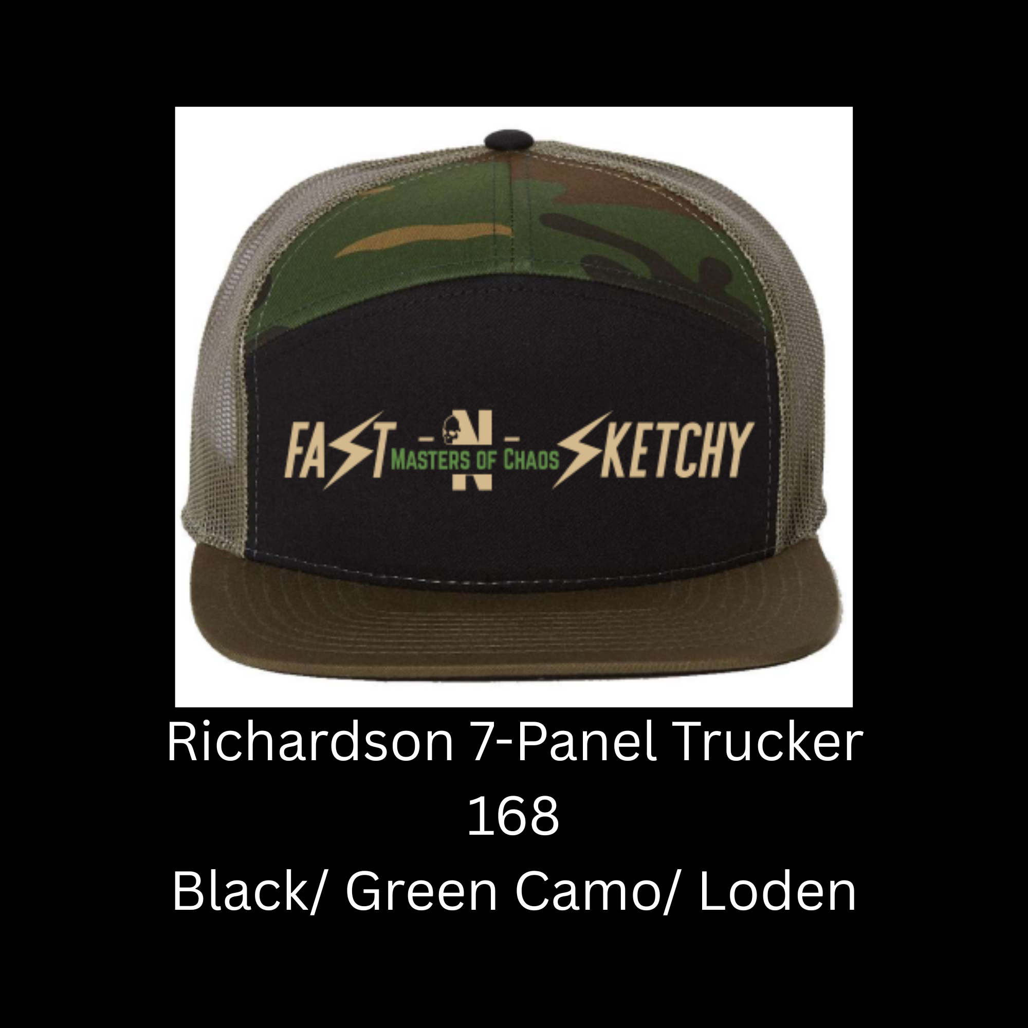 FAST-N-SKETCHY® Daytona Embroidered Hat Collection. Pre-Order