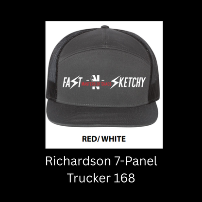 FAST-N-SKETCHY® Daytona Embroidered Hat Collection. Pre-Order