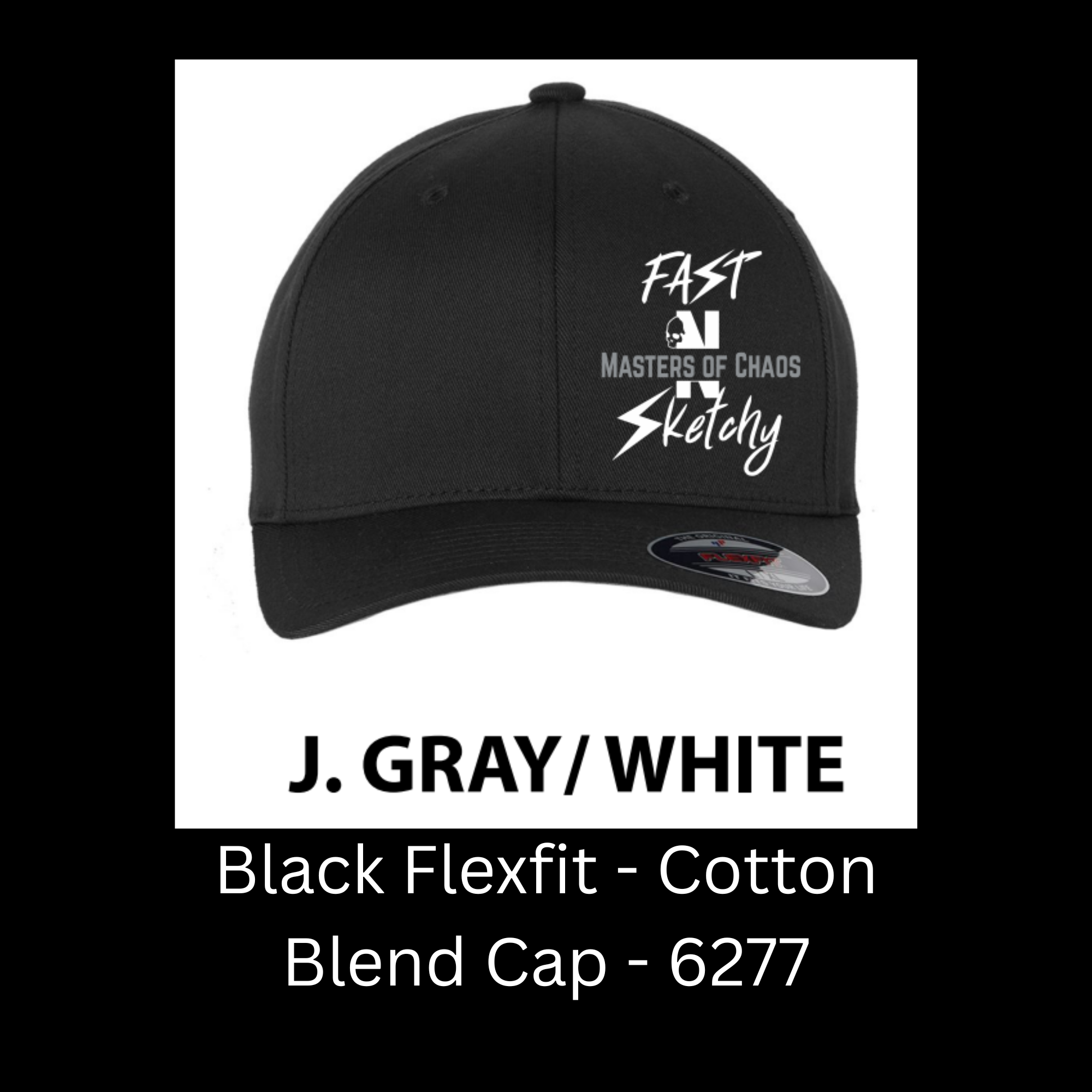 FAST-N-SKETCHY® Daytona Embroidered Hat Collection. Pre-Order