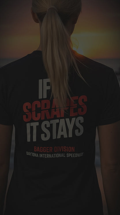 If It Scarpes, It Stays: Daytona Bike Week Bagger Racing Biker Edition Relaxed Classic Tee